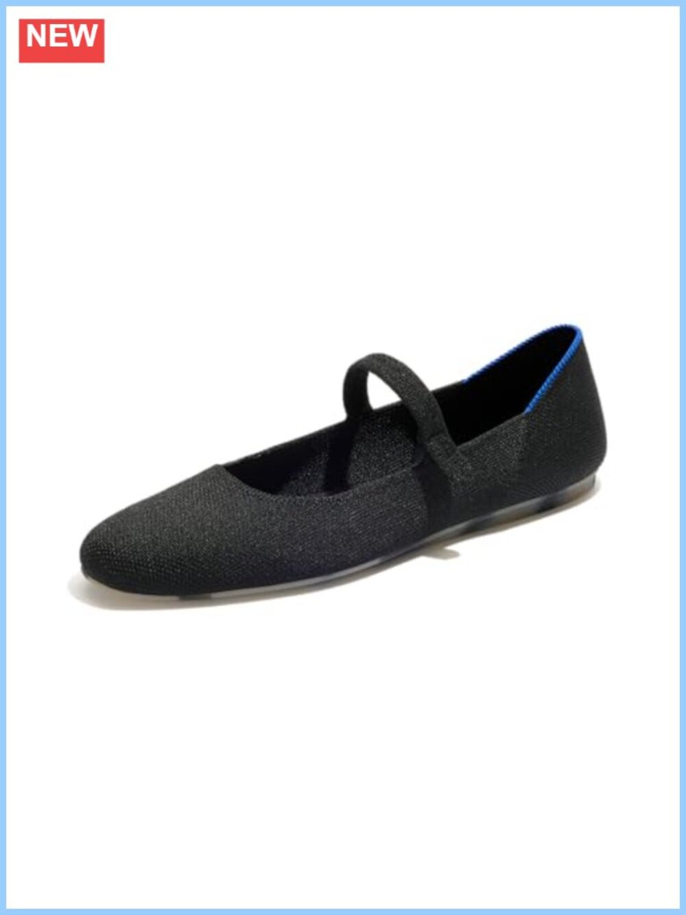 Rothy's Square Mary Jane Knit Flat Recycled Plastic Machine Washable Women's